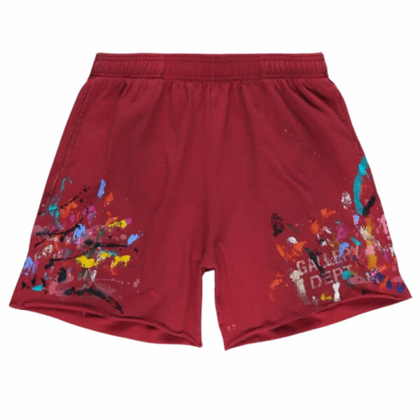 Paint splatter track shorts
