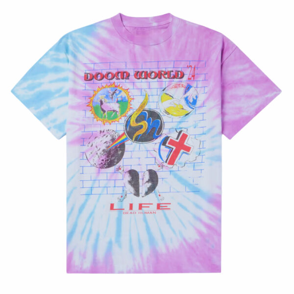 LASTMAN Tie-Dyed Printed Cotton-Jersey T-Shirt