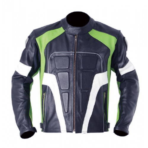 Armored Scooter Jacket Perforated Leather and Mesh
